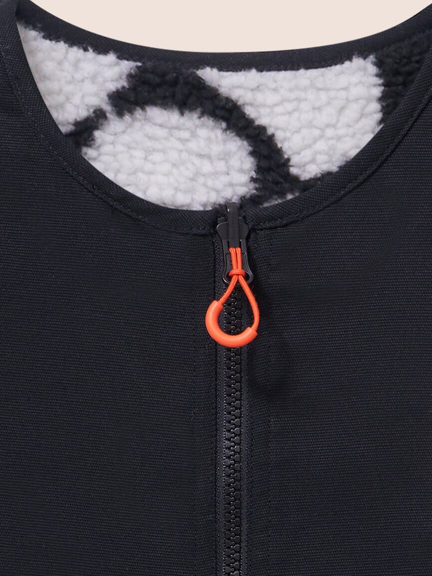 Canyon Printed Fleece Reversible Gilet