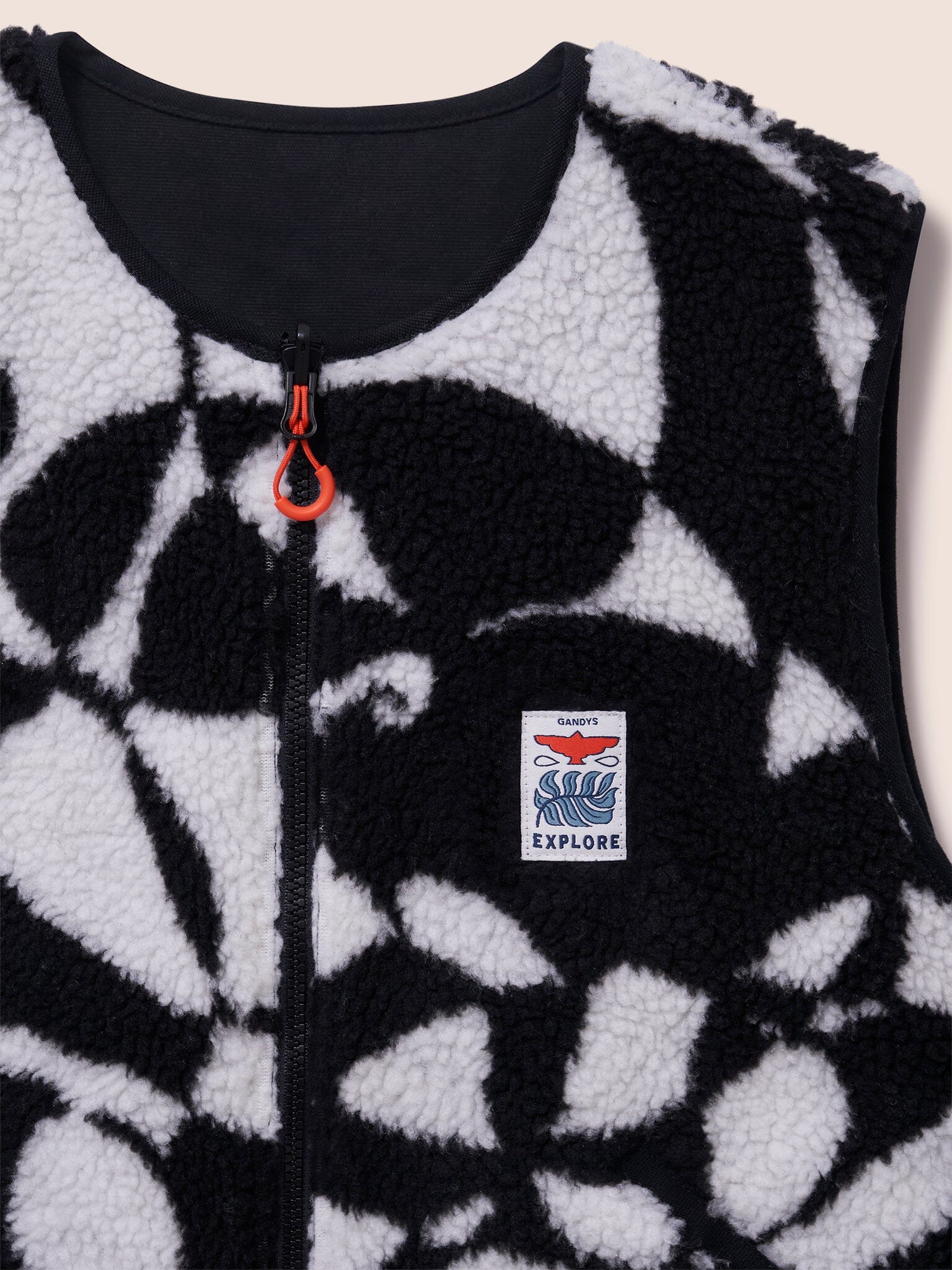 Canyon Printed Fleece Reversible Gilet