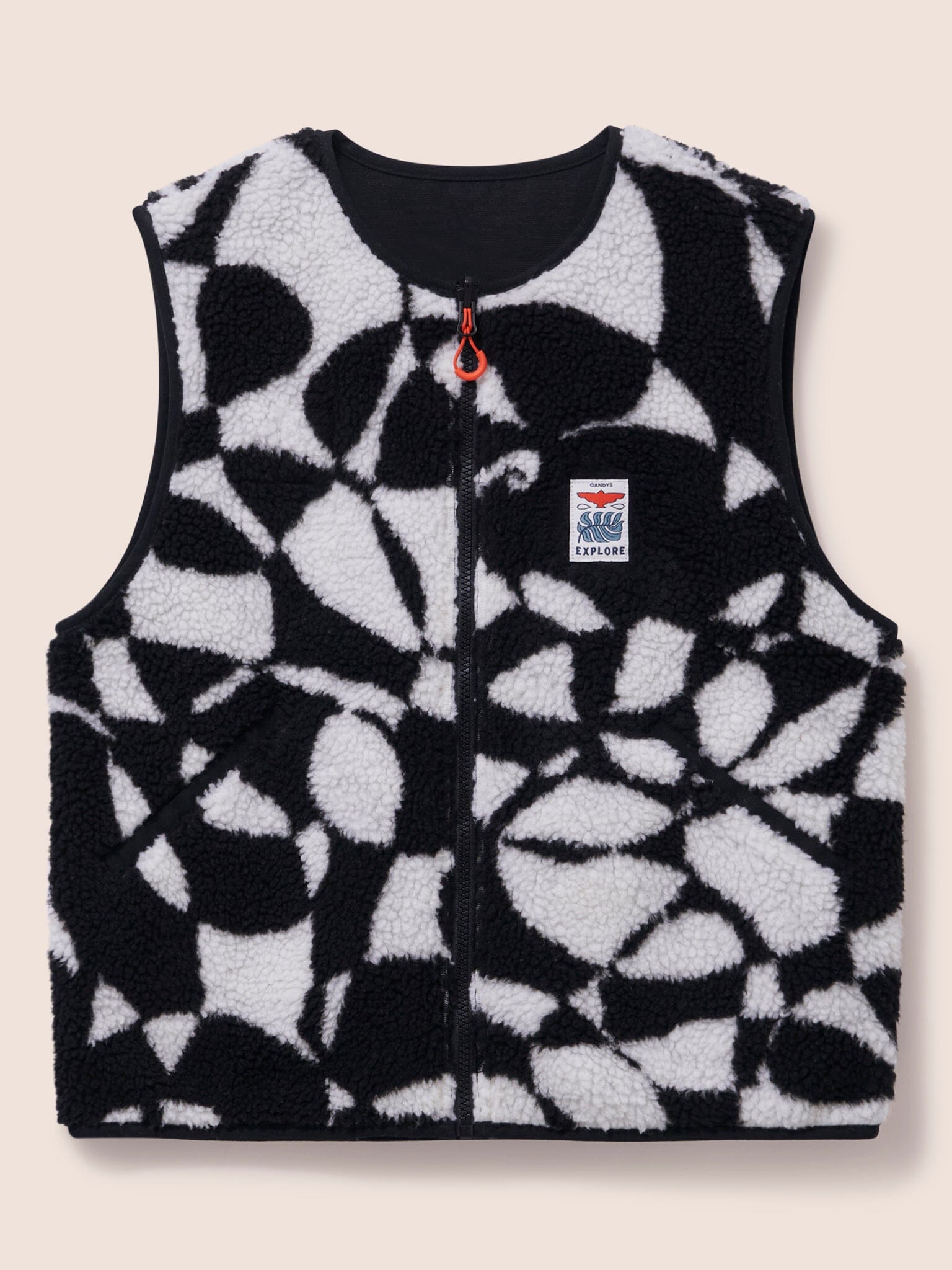 Canyon Printed Fleece Reversible Gilet