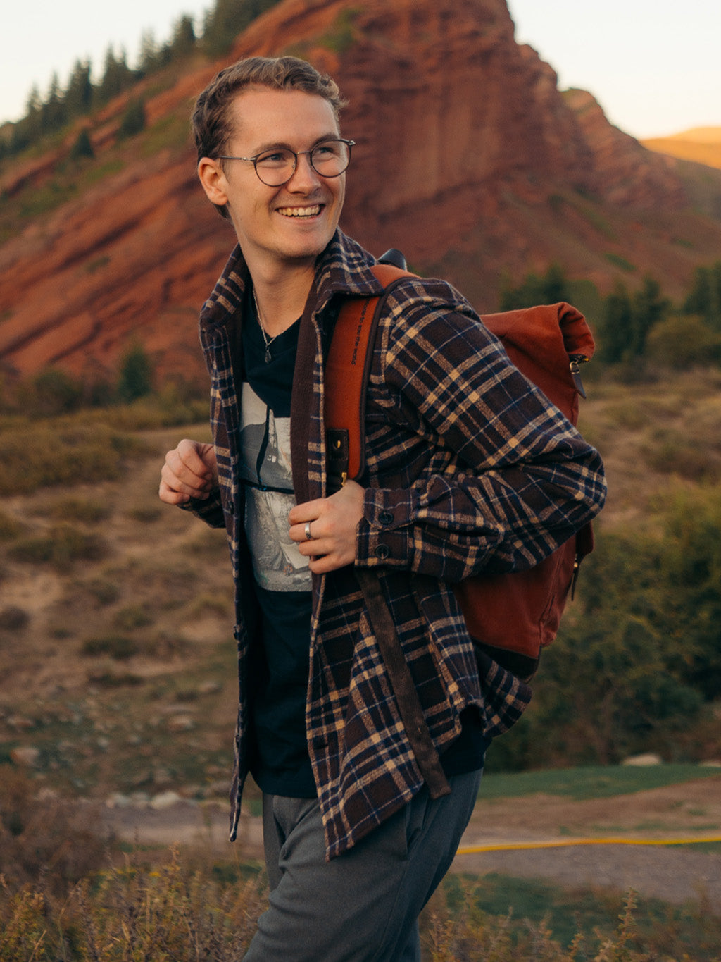 Ashbourne Recycled Cotton Checked Shirt