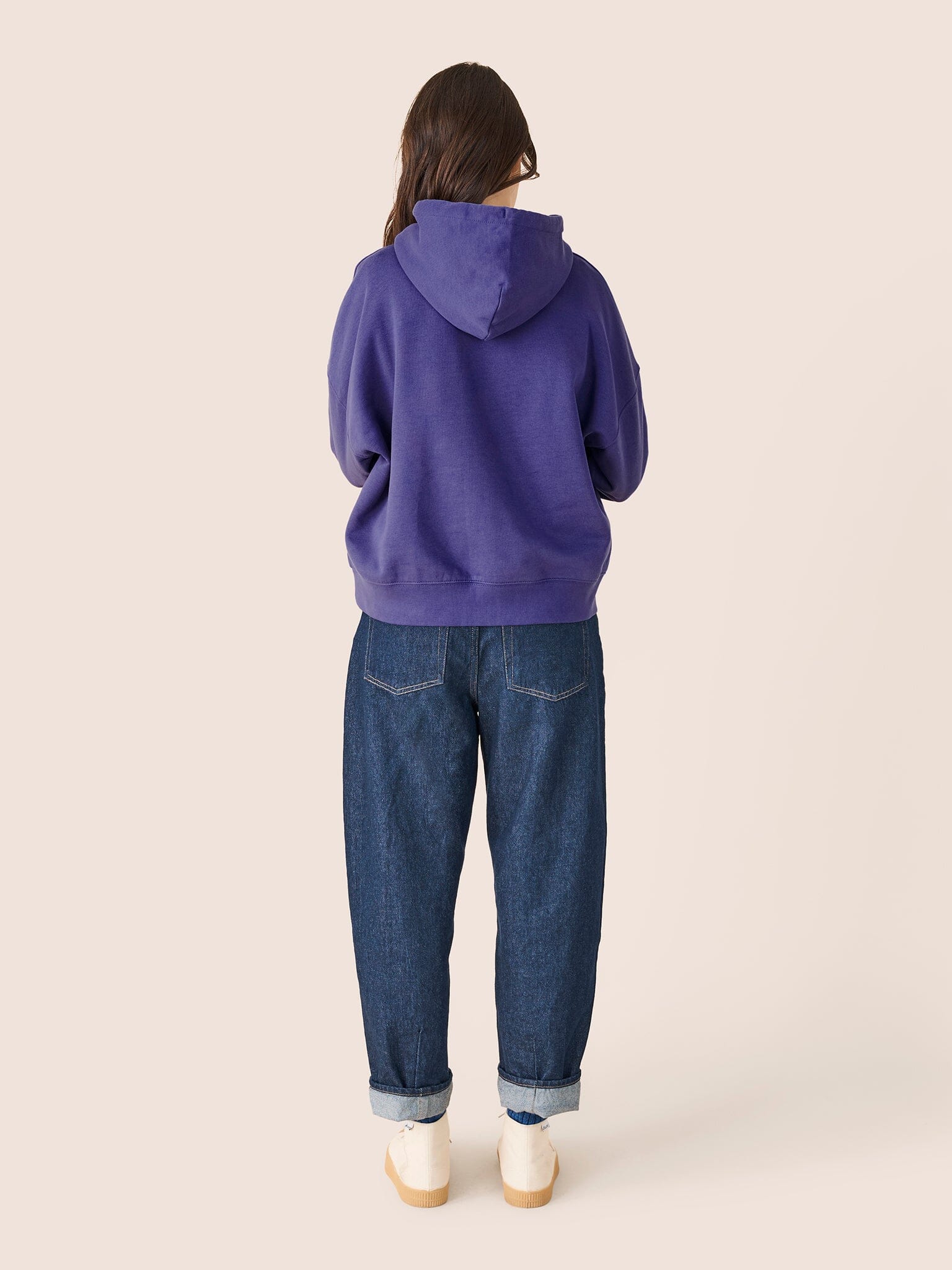 Atlas Organic Cotton Hoodie in Purple
