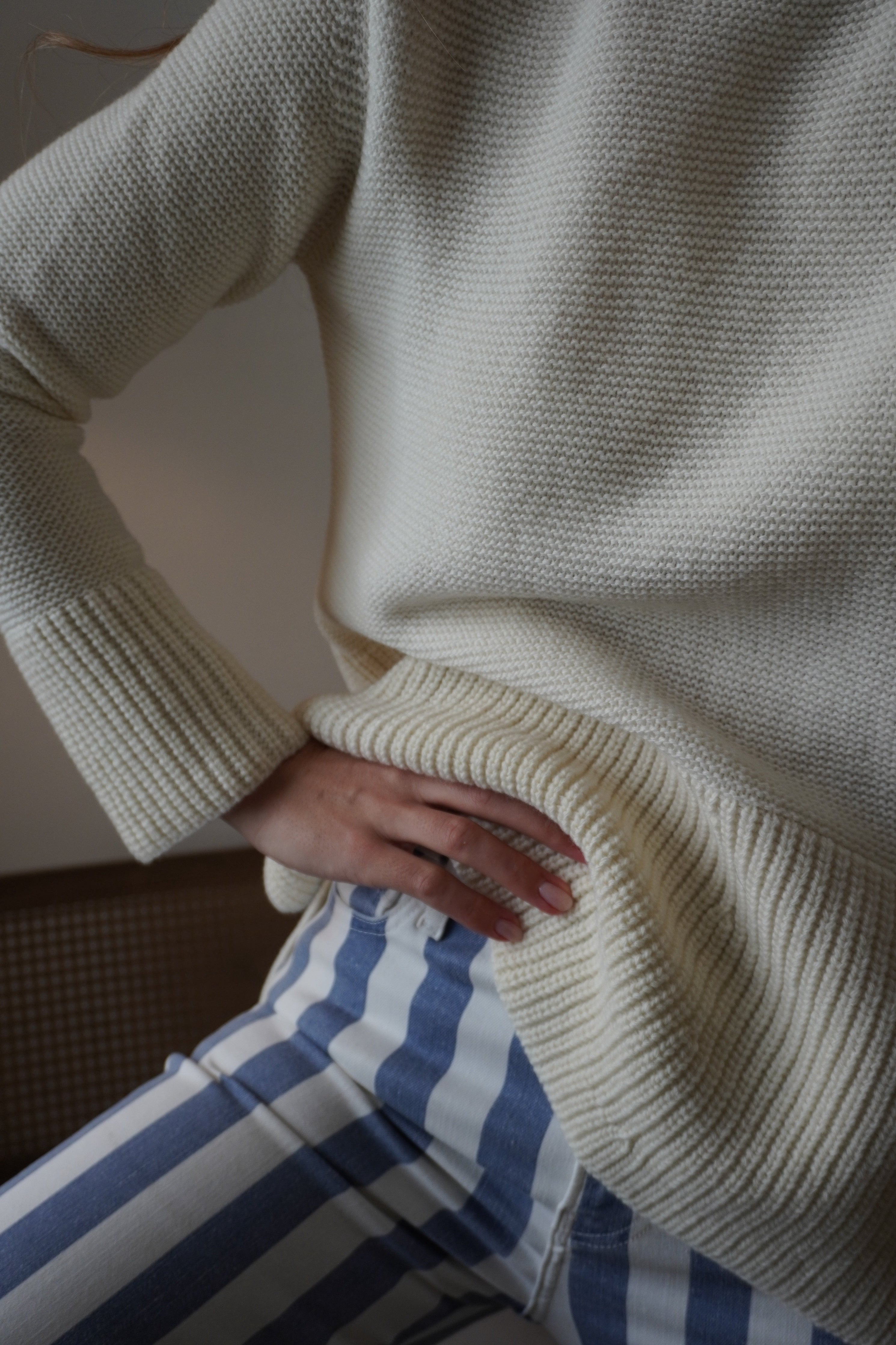 Teddy Sweater - Cream