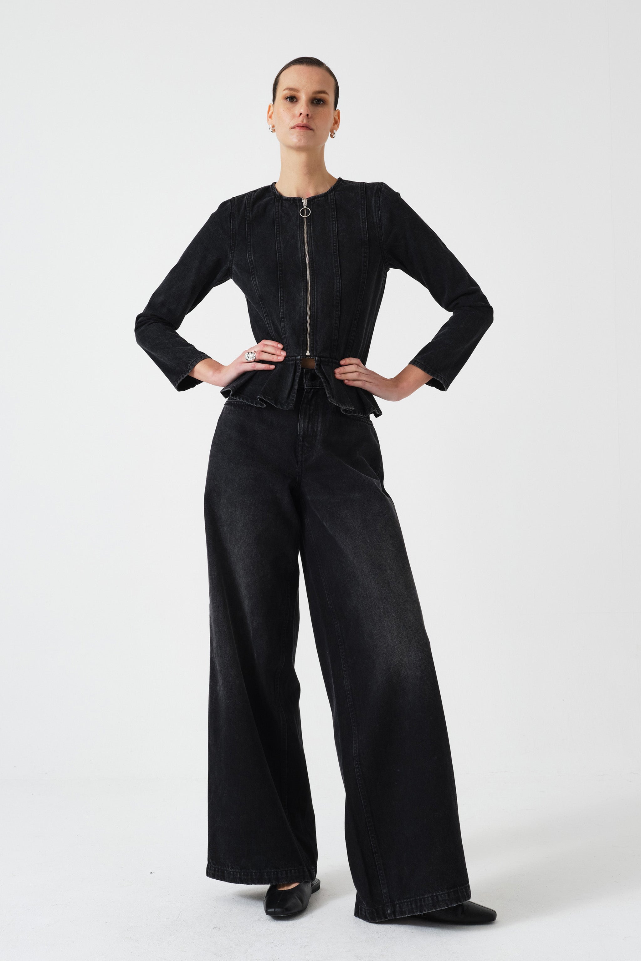 Bay Wide Leg Jean in Fairbanks