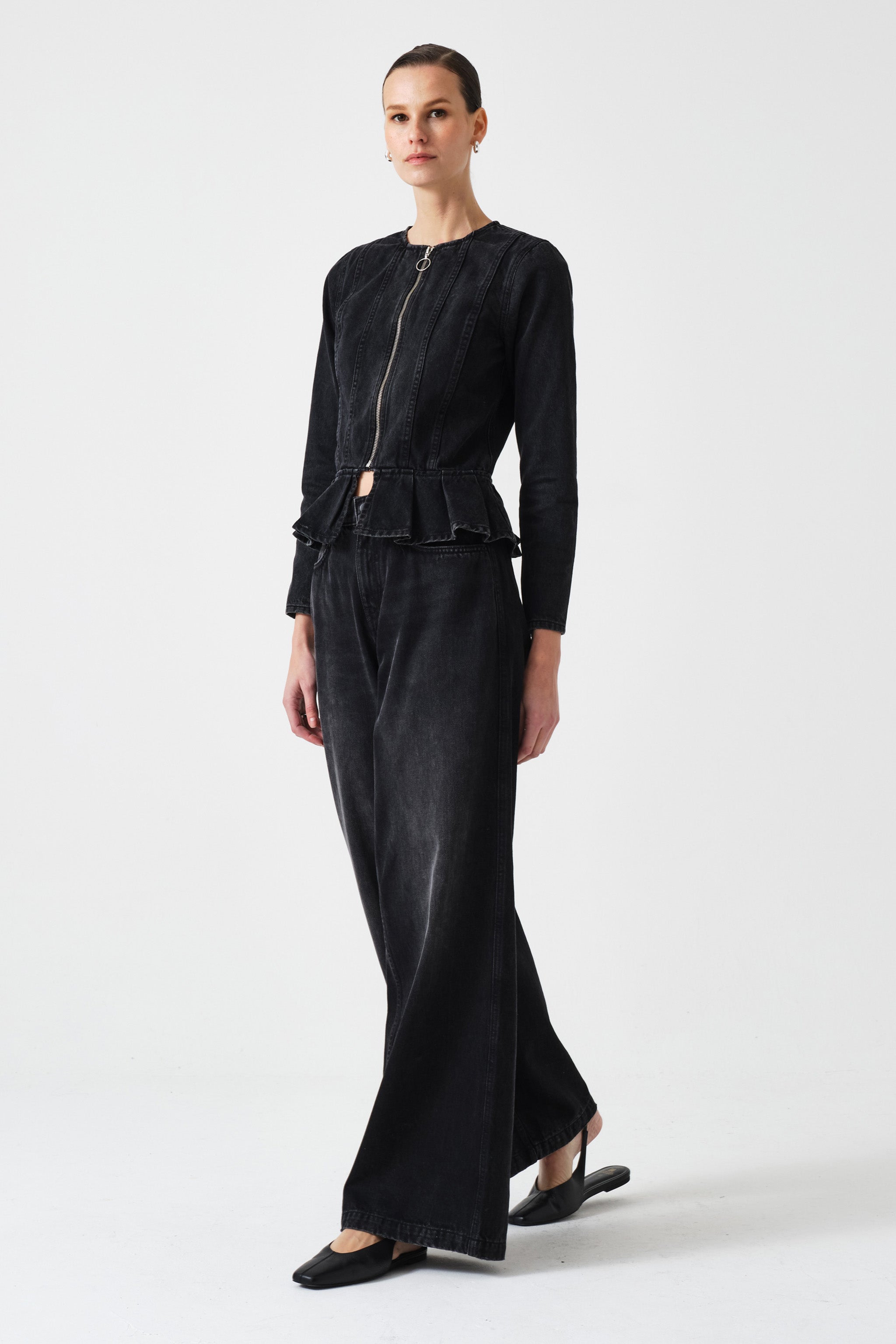 Bay Wide Leg Jean in Fairbanks