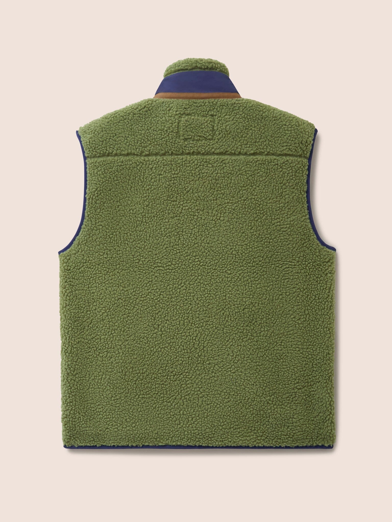 Boston Recycled Fleece Gilet in Green