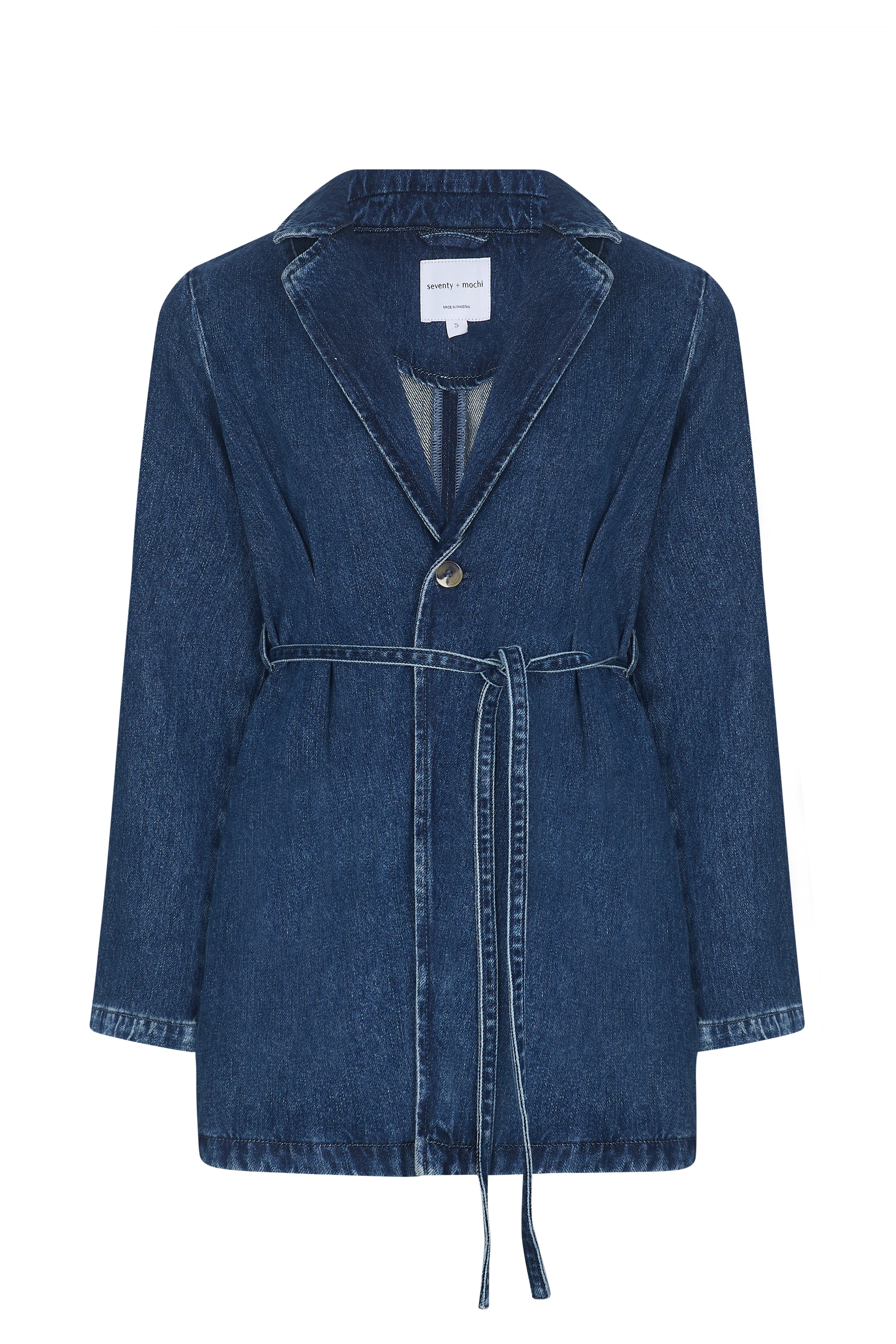Bette Belted Denim Jacket in Phoenix