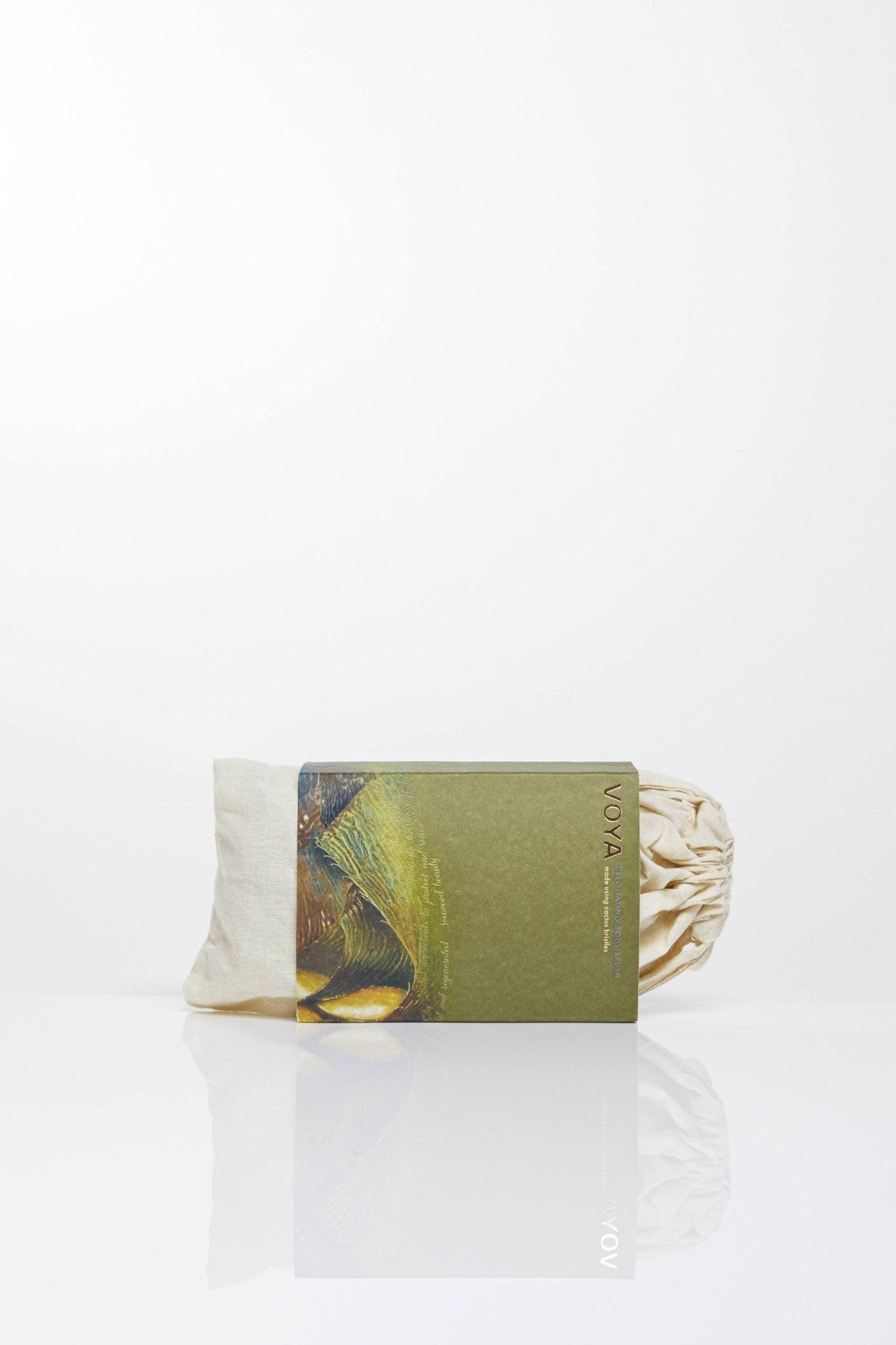 Exfoliating Body Brush & Organic Cotton Pouch