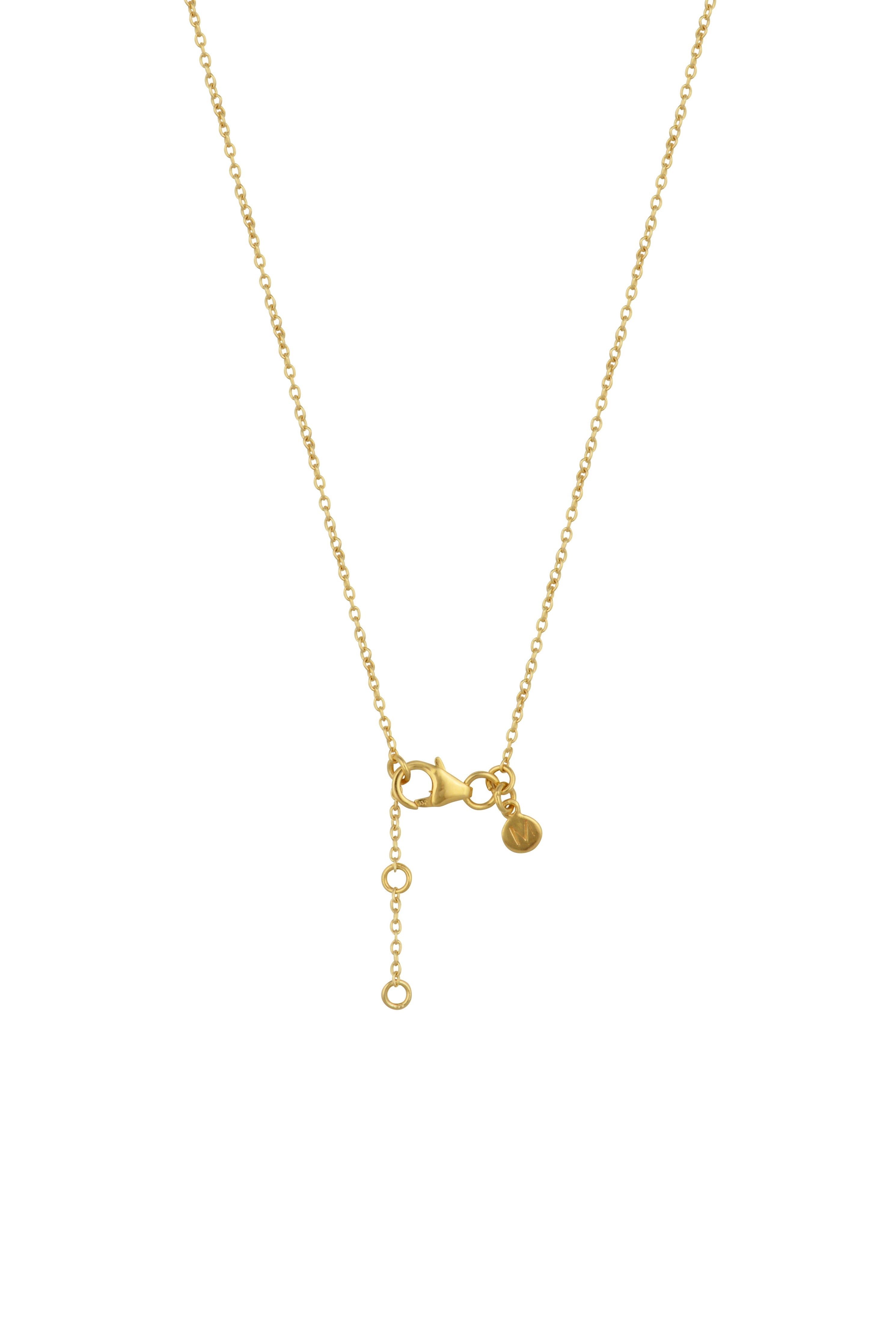 The Y Drop Necklace in Zirconia