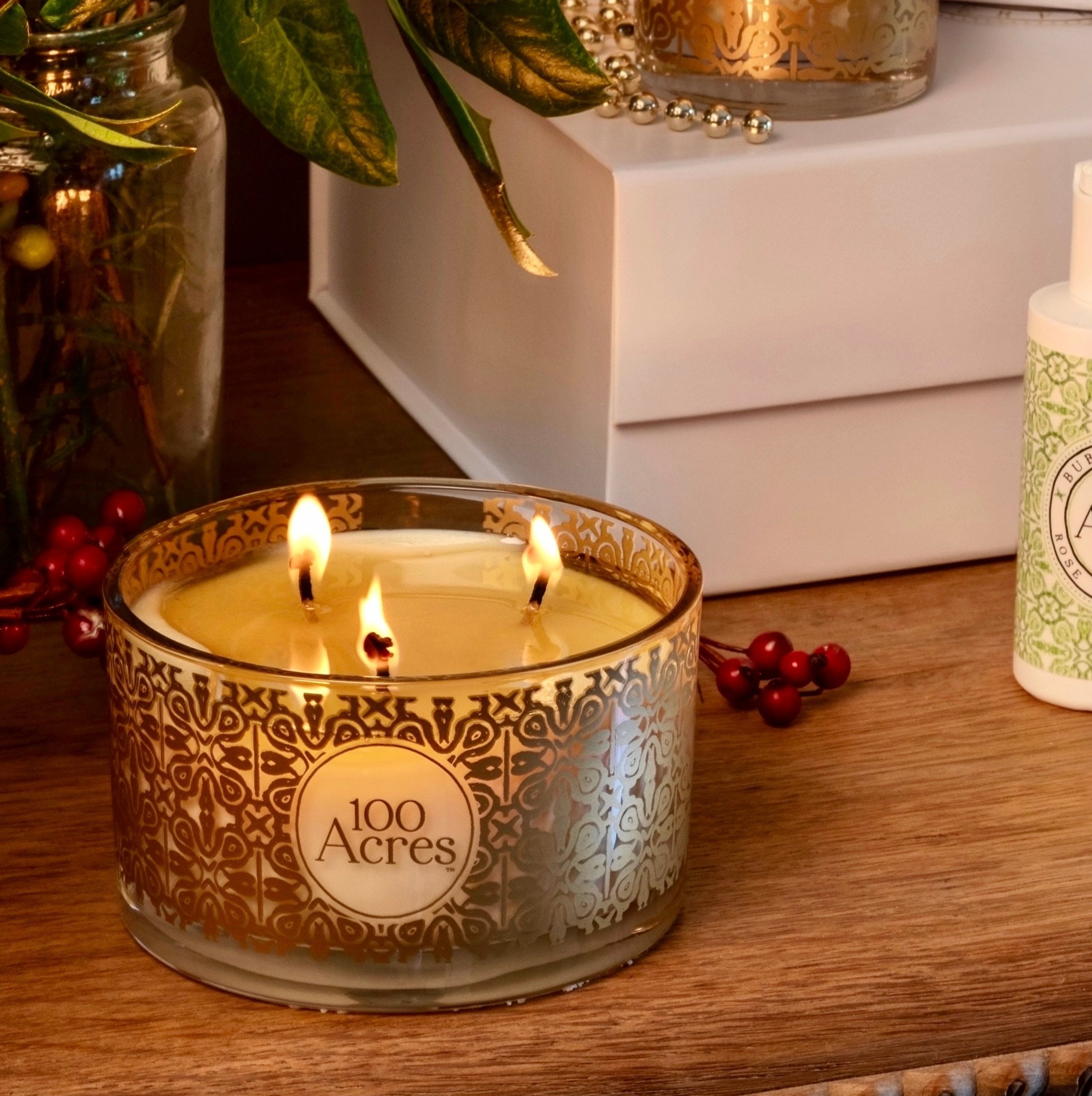 Orange, Cinnamon & Frankincense Three-Wick Scented Candle