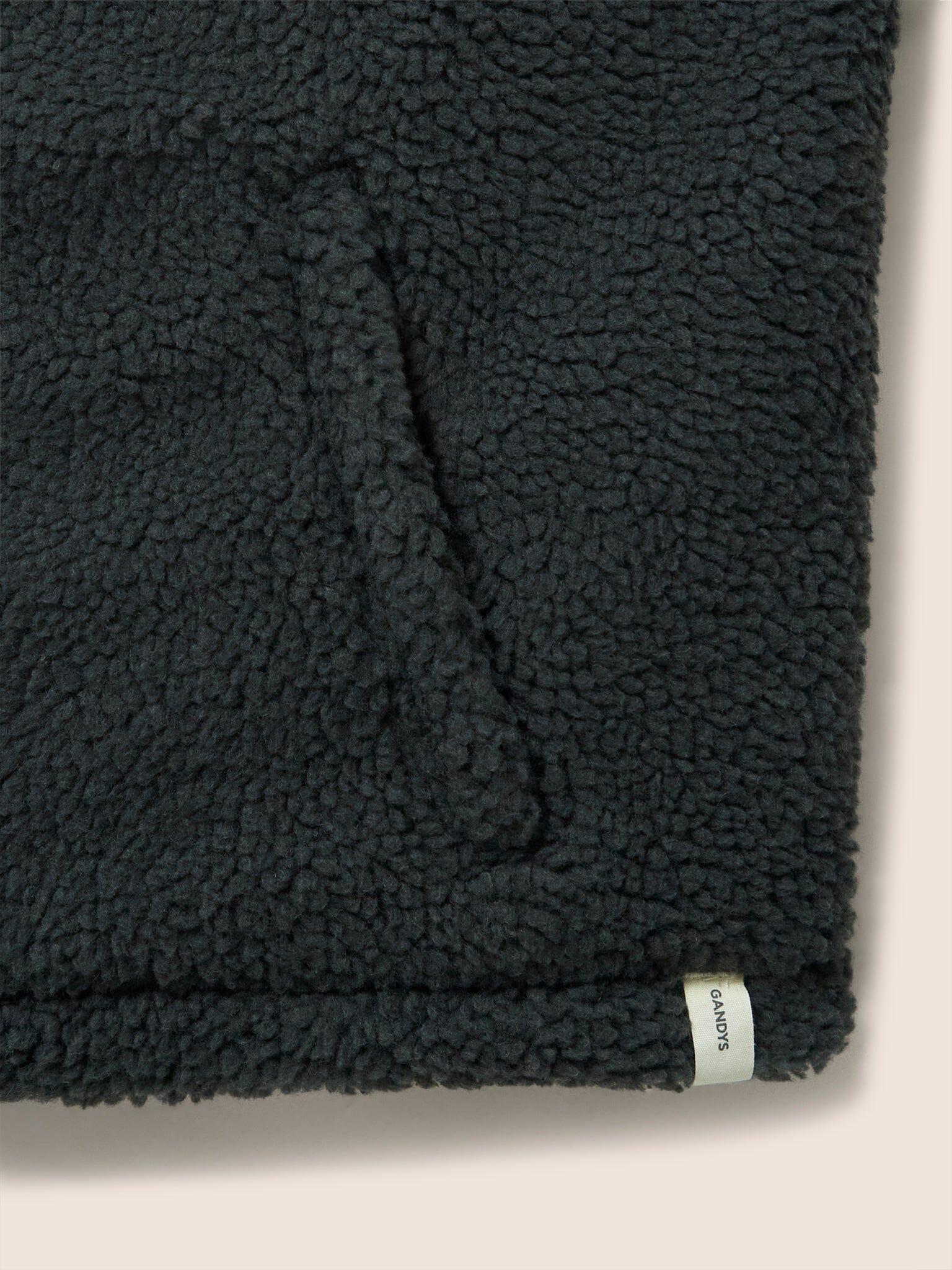 Harlem Recycled Fleece Gilet in Charcoal