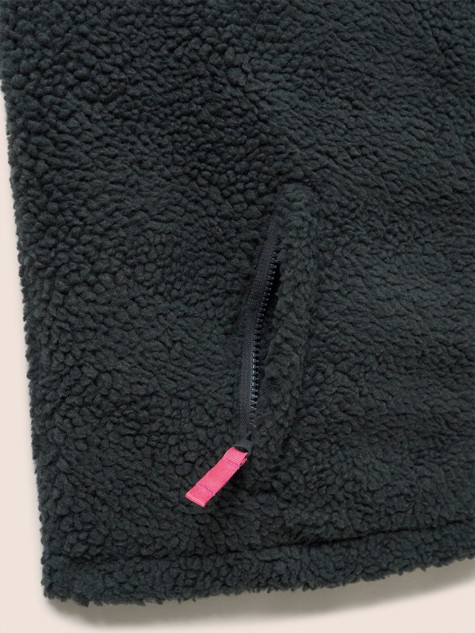 Harlem Recycled Fleece Gilet in Charcoal