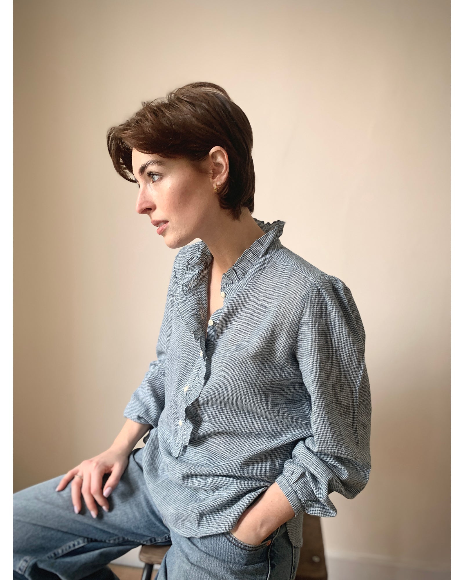 lina blouse | ink