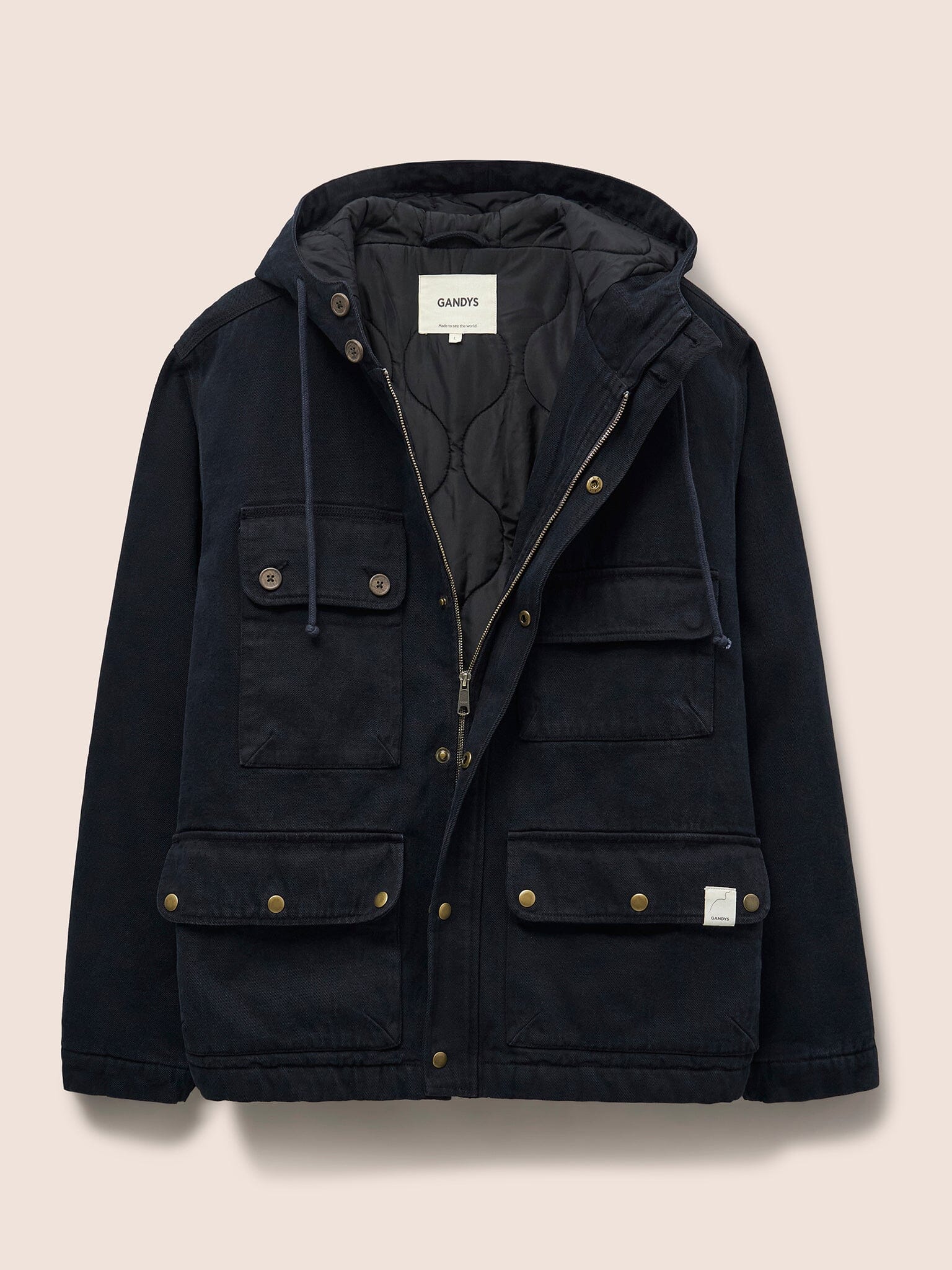 Kalmar Cotton Utility Padded Parka Coat