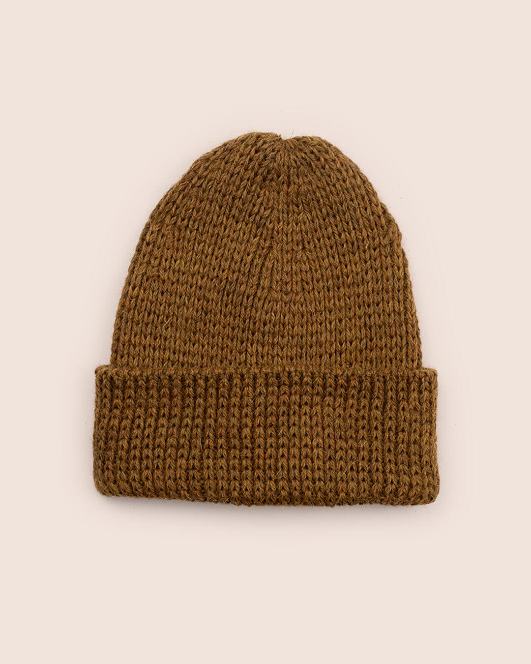 Lomond Made in England Wool Beanie in Harvest Green