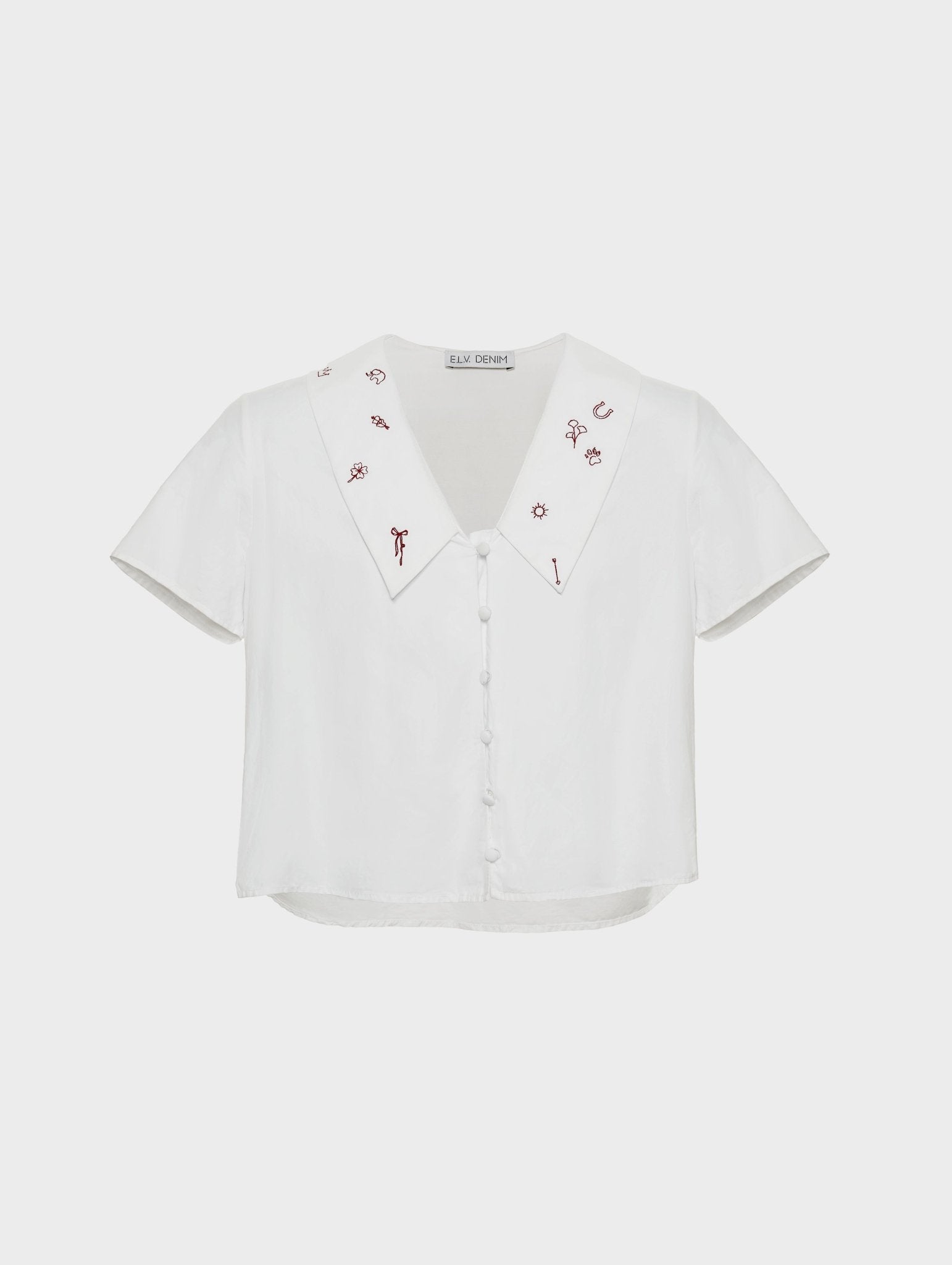 Love Lucky Embroidered Top