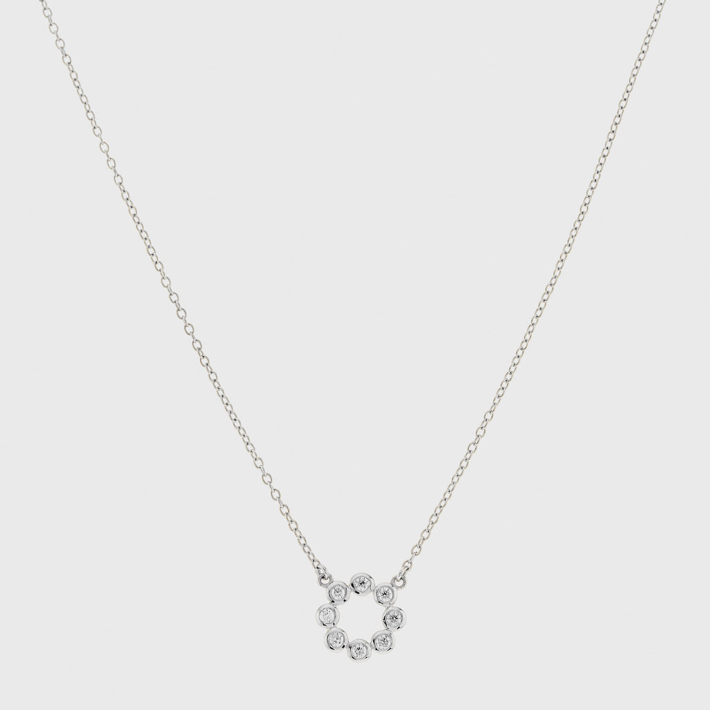 Ortigia Mini Moissanite & Sterling Silver Necklace