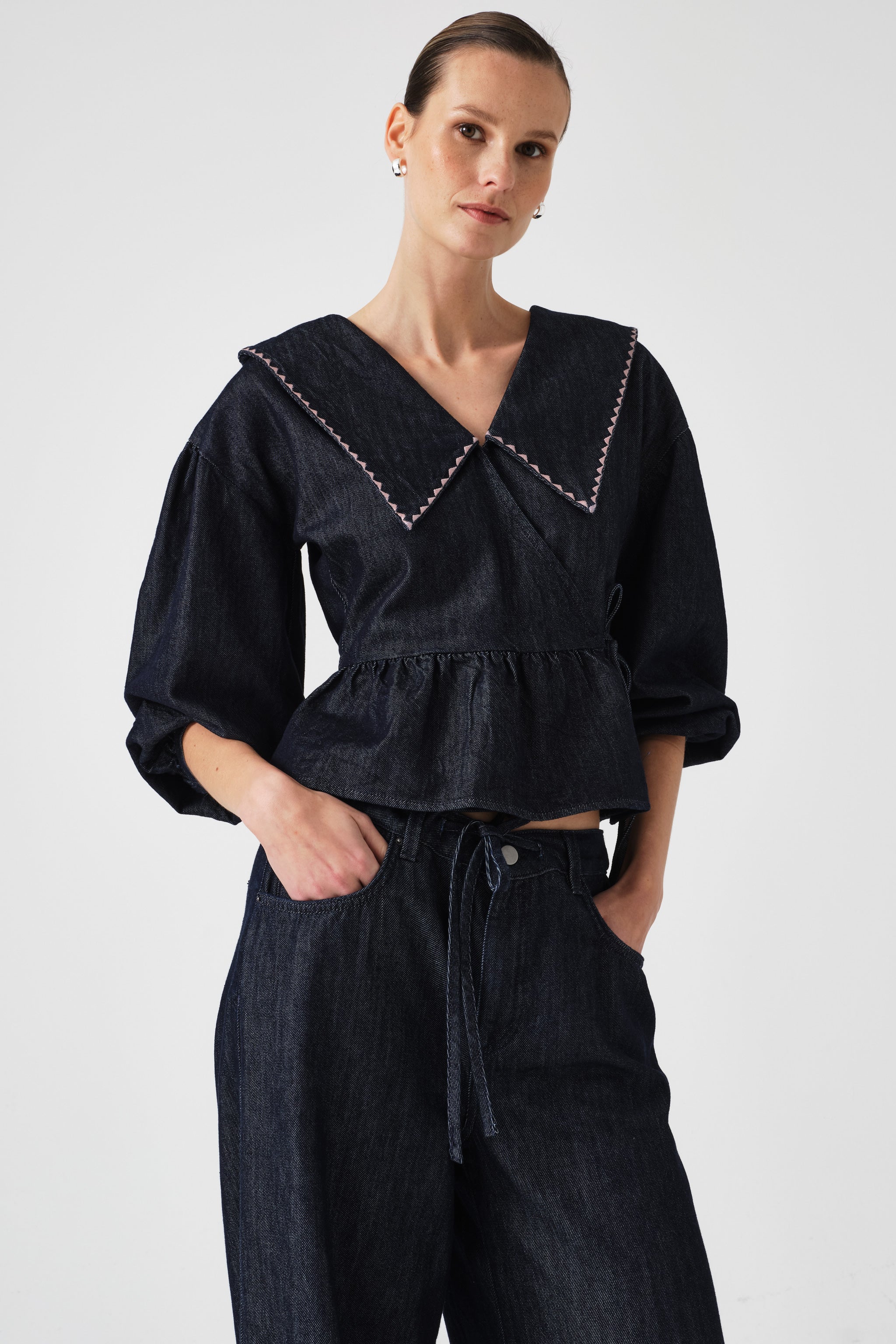 Nour Blouse in Nightfall