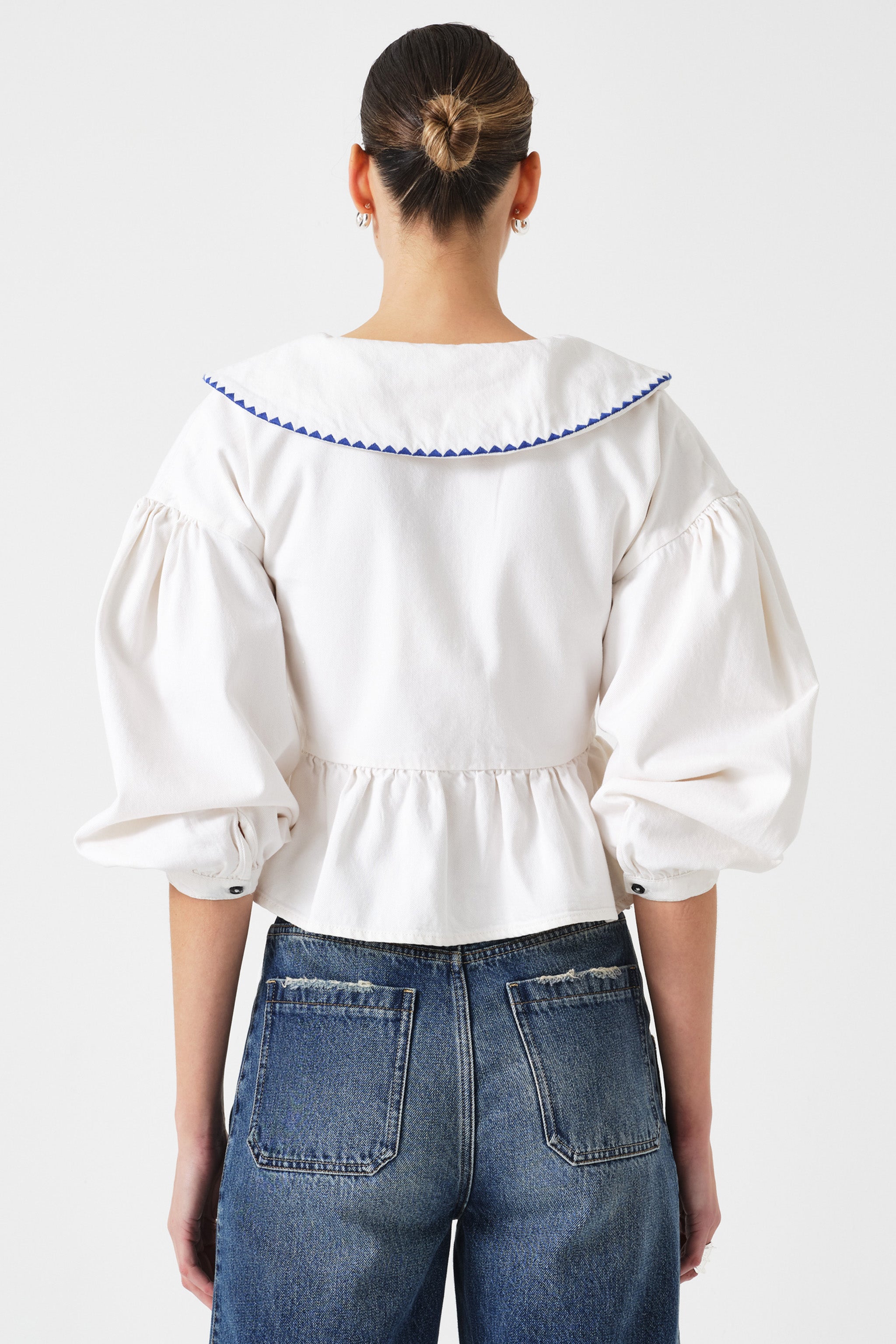 Nour Blouse in White