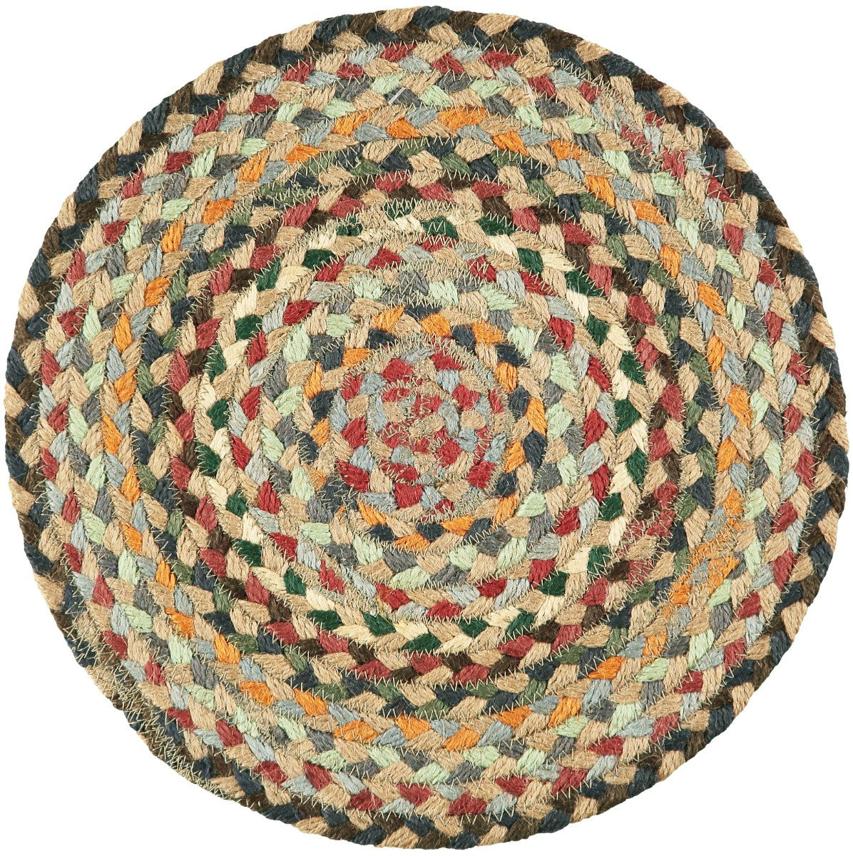 Misty Blue Jute Mini Basket
