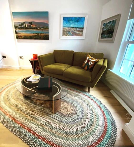 Carnival Oval Jute Rug
