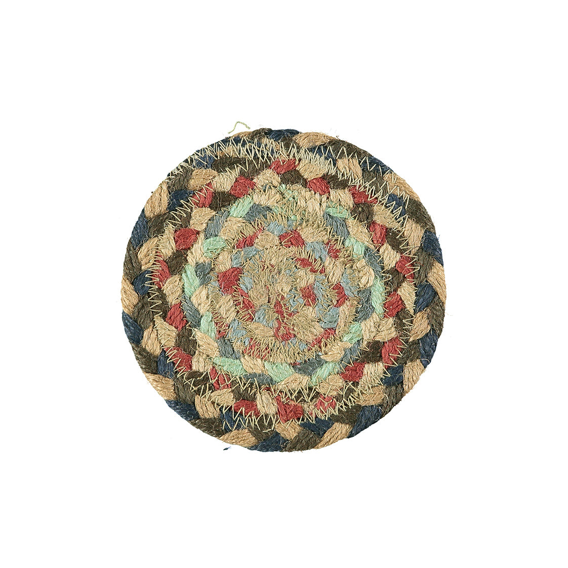 Misty Blue Jute Mini Basket