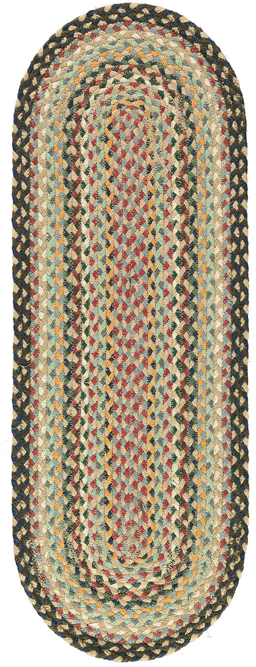 Misty Blue Jute Mini Basket