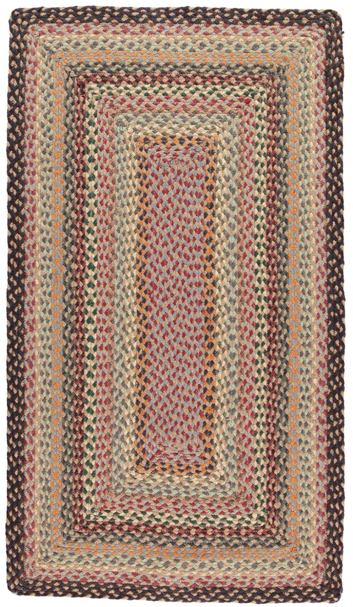Misty Blue Oval Jute Rug
