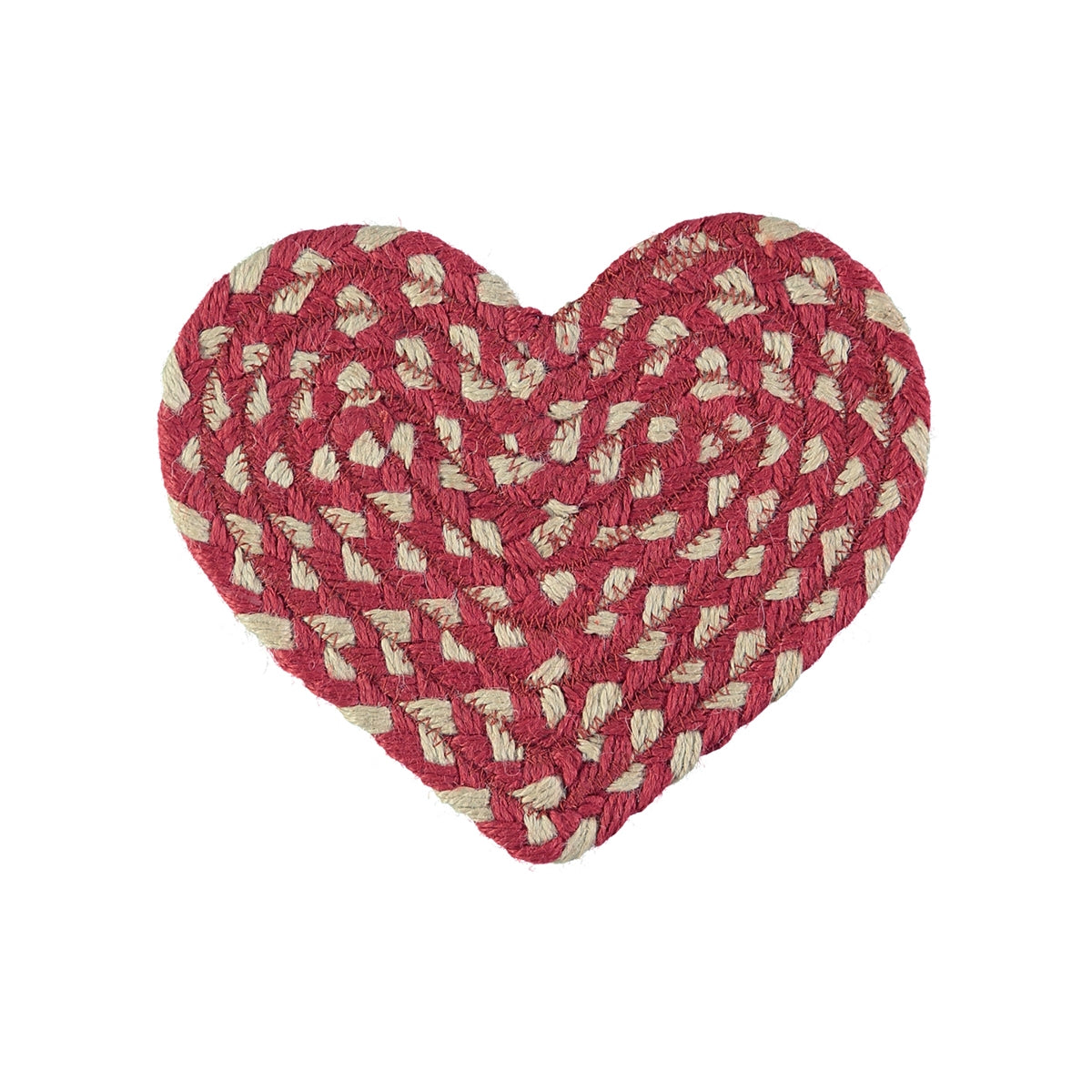 Red/White Heart Coaster