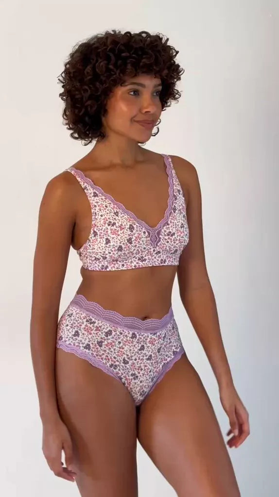 High Rise Knicker - Lavender Haze