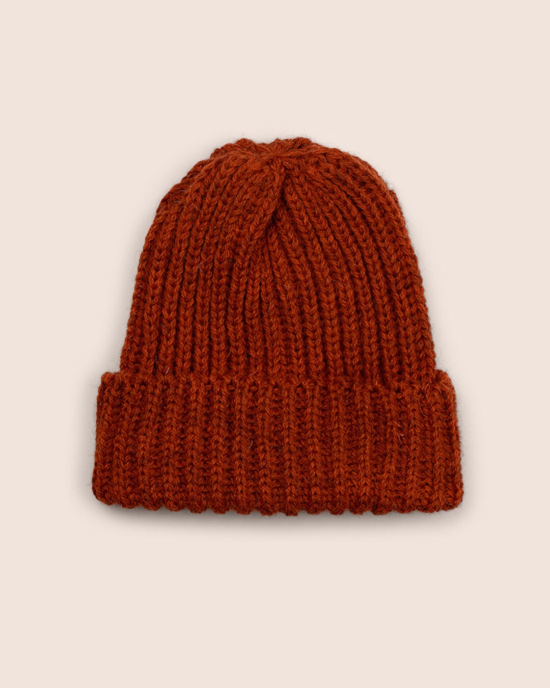 Skye Made in England Wool Beanie in Orange