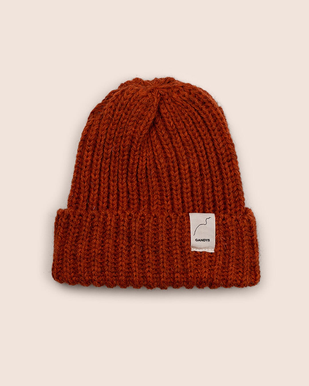 Skye Made in England Wool Beanie in Orange