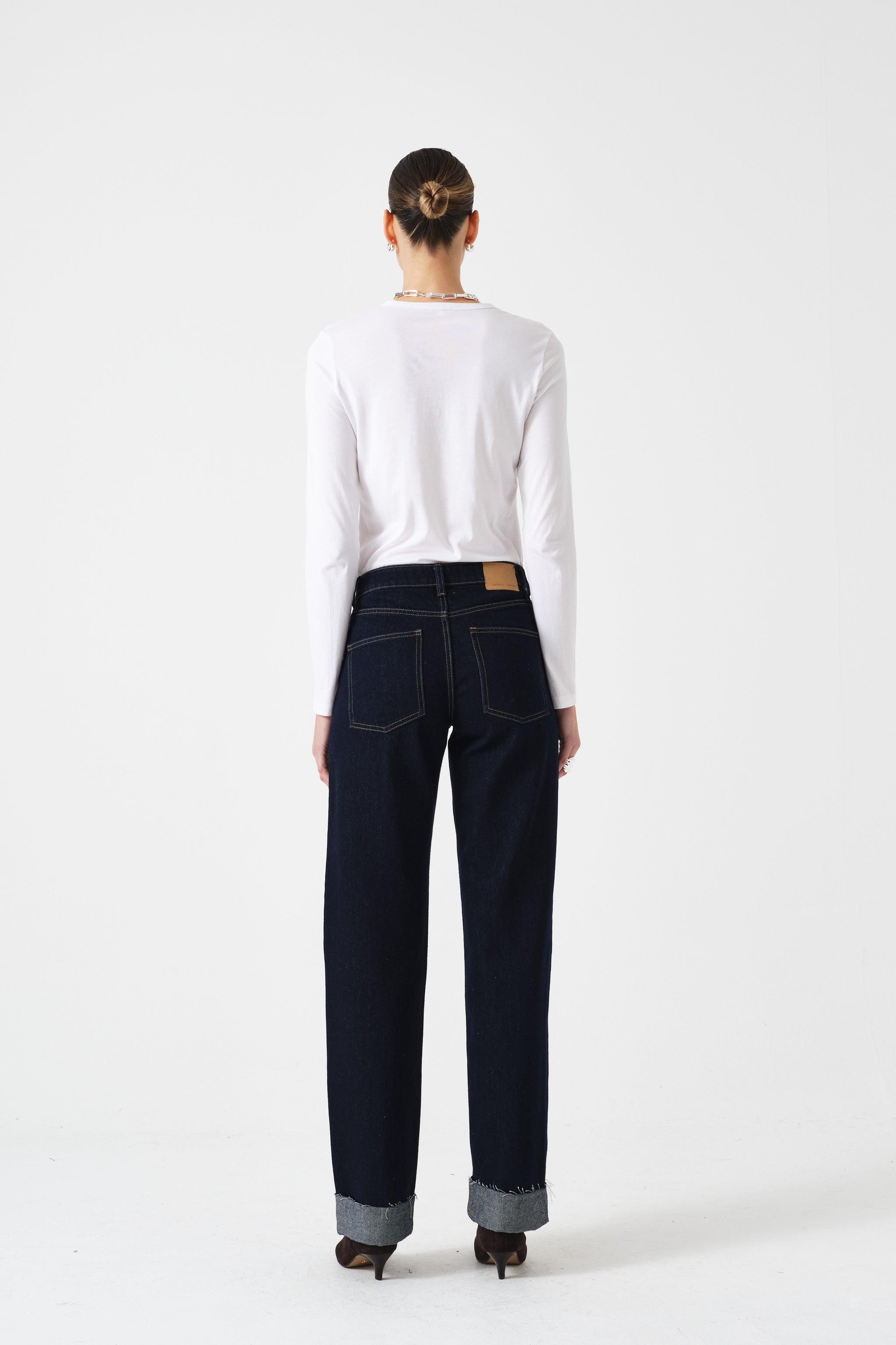 Stevie Turn Up Jean in Blue Moon