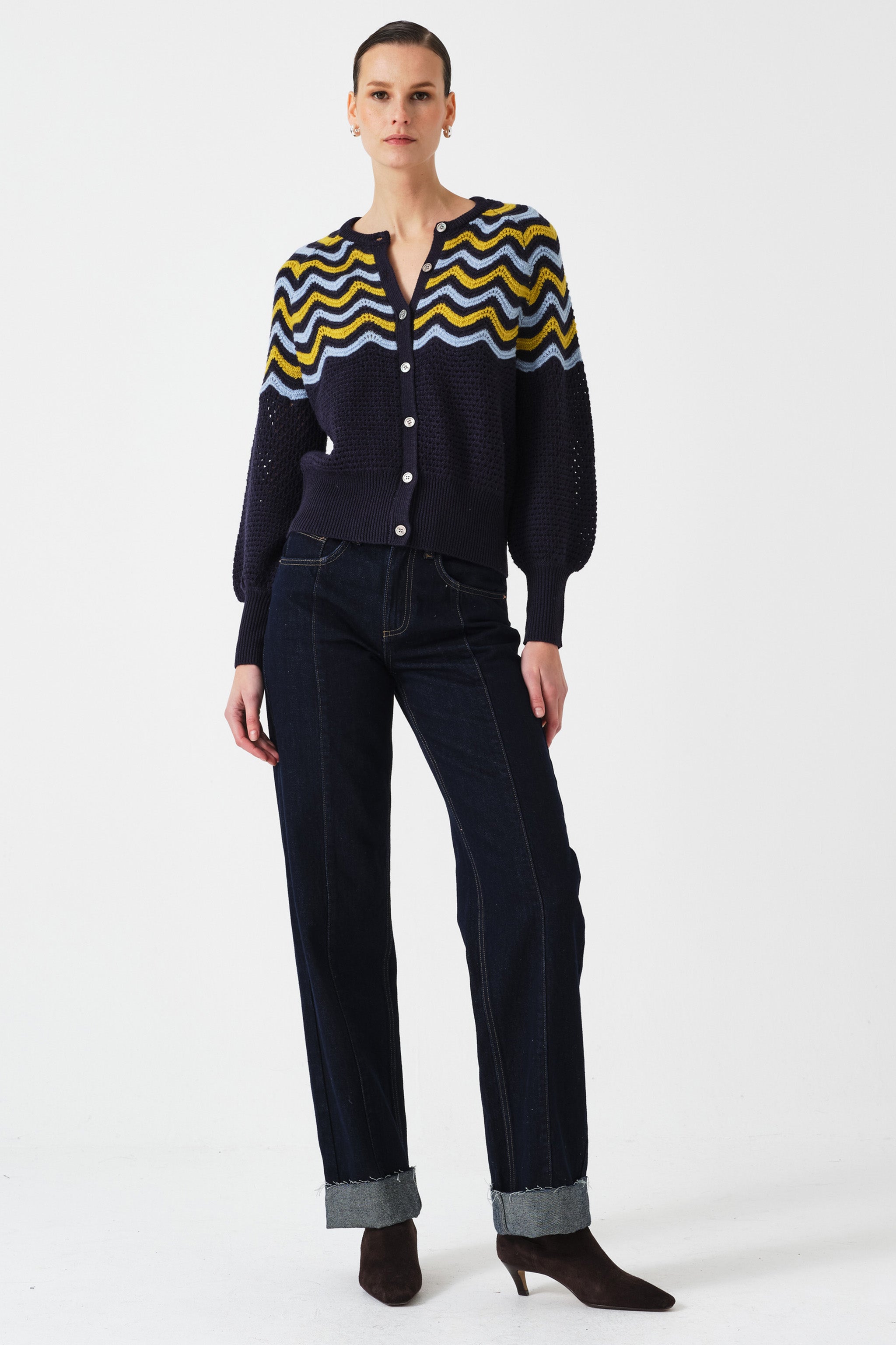 Stevie Turn Up Jean in Blue Moon